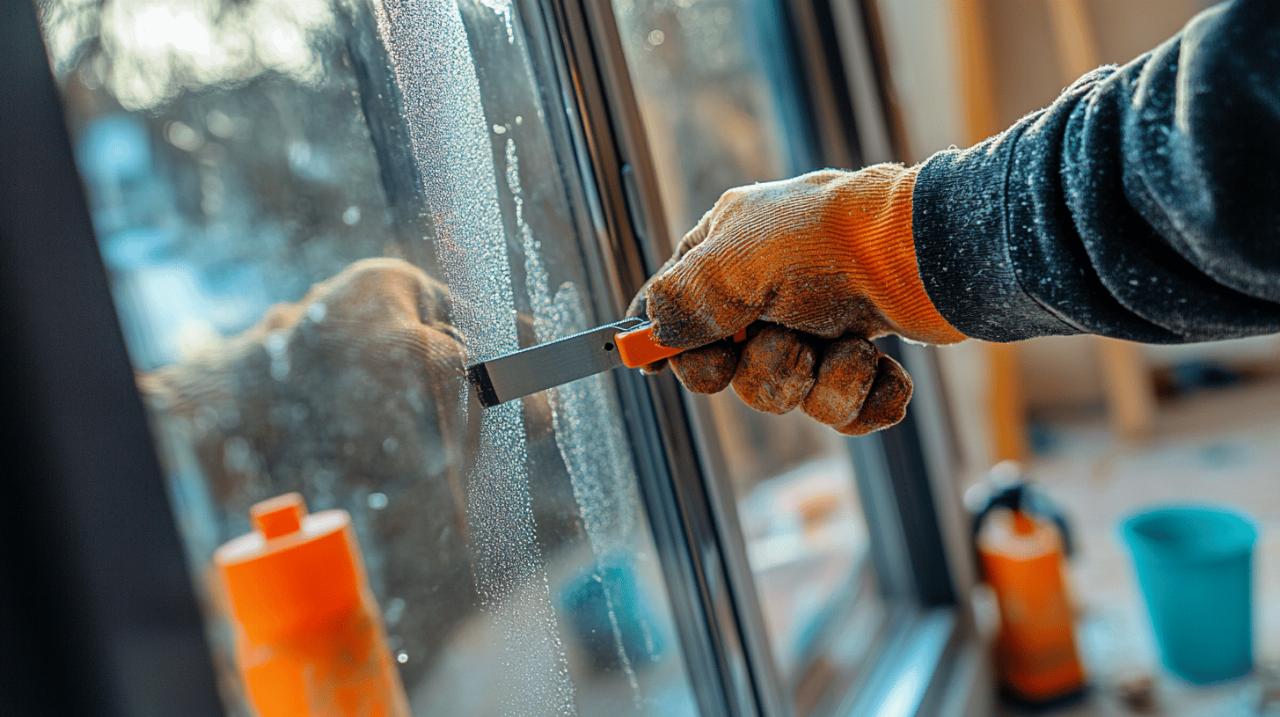 Comment enlever colle sur vitre : les precautions indispensables pour eviter les degats